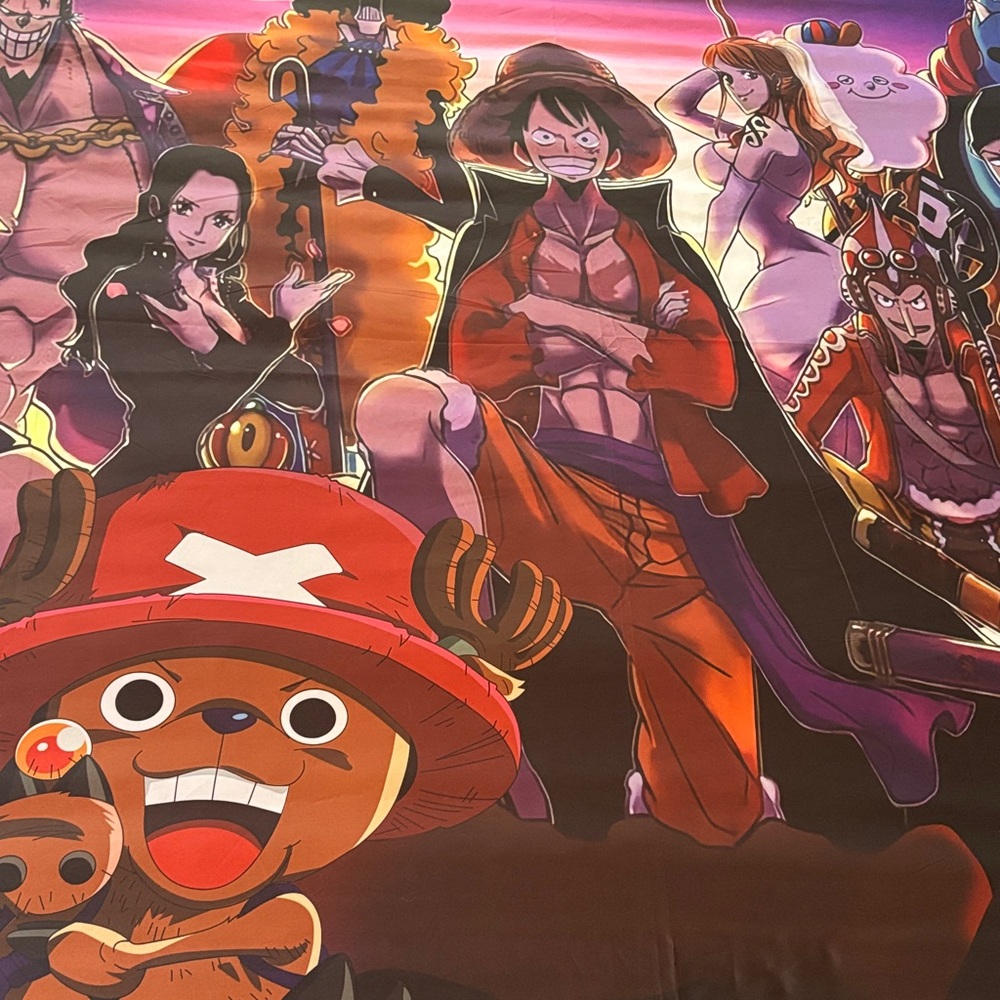 One Piece Luffy and Crew Big Tapestry